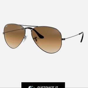 Ray ban brown aviators